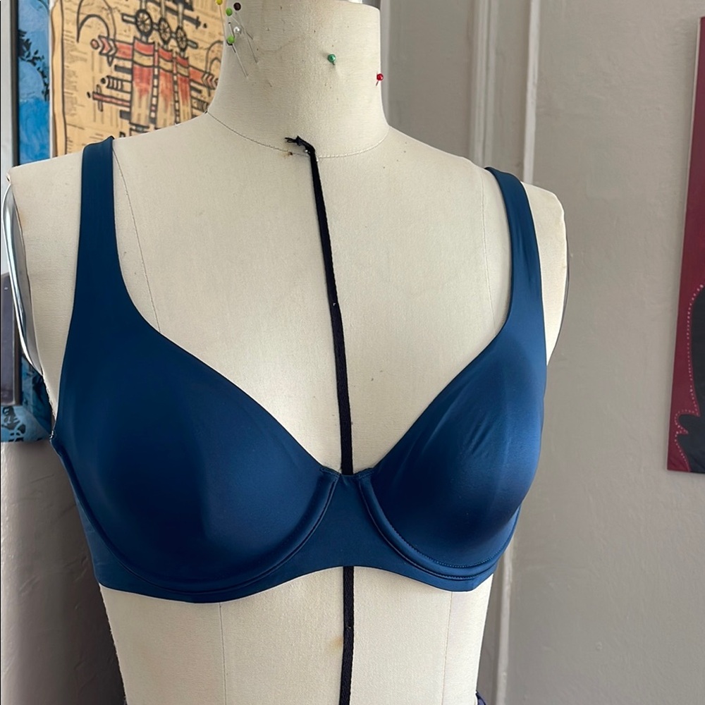 CUUP Women's Blue Underwire Bra